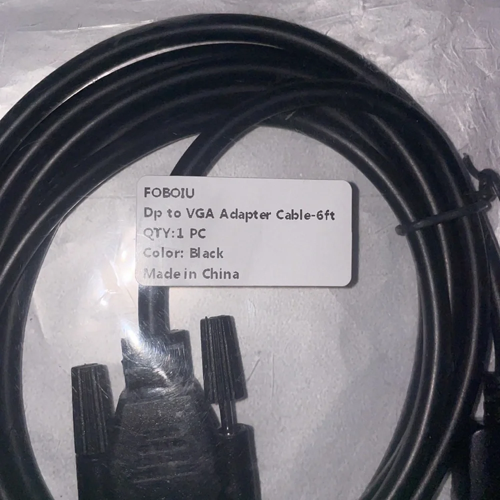 Foboiu Display Port VGA Adapter cord